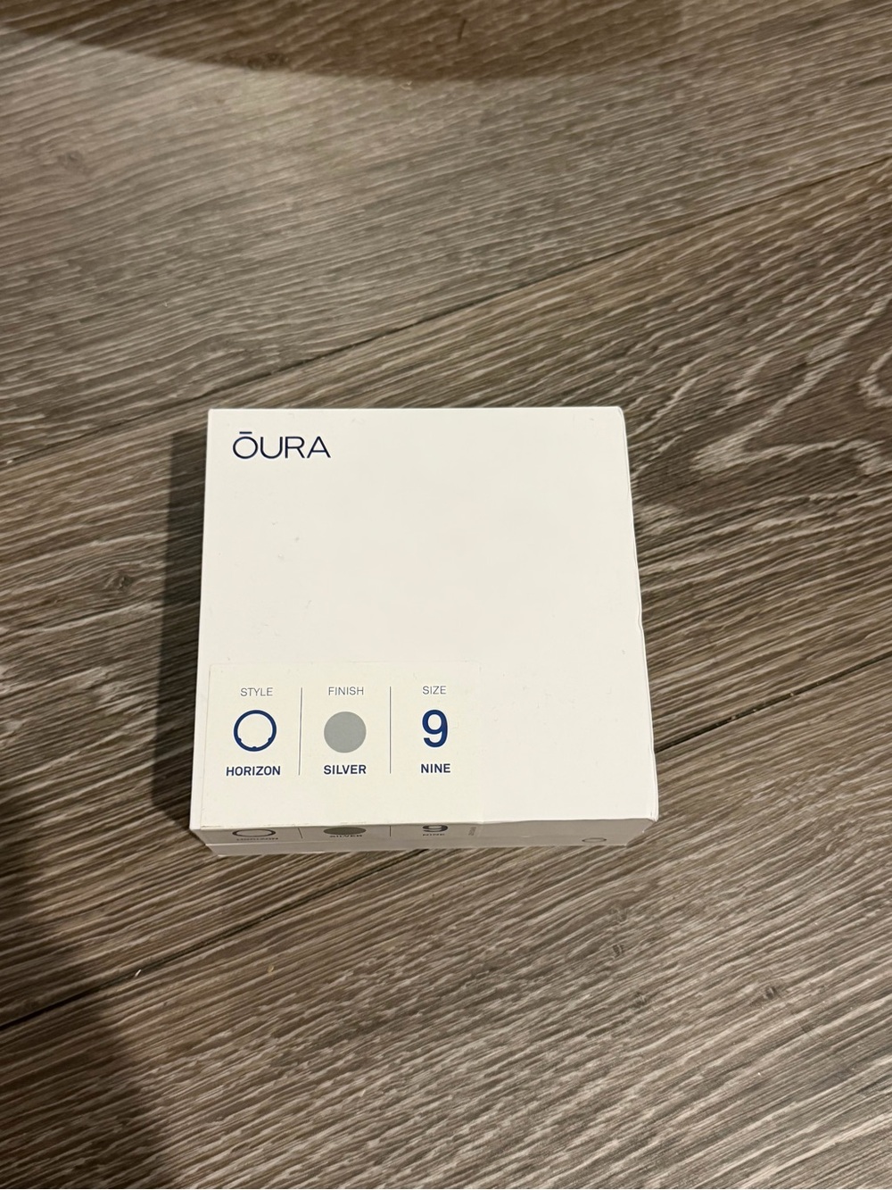 Horizon Smart Ring gen 3(Silver, Size 9)